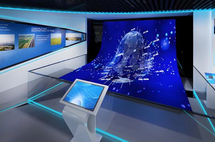 数字展馆设计的创新实践 融合多媒体内容制作与魔法境全息投影的企业展厅方案及网络技术服务支持